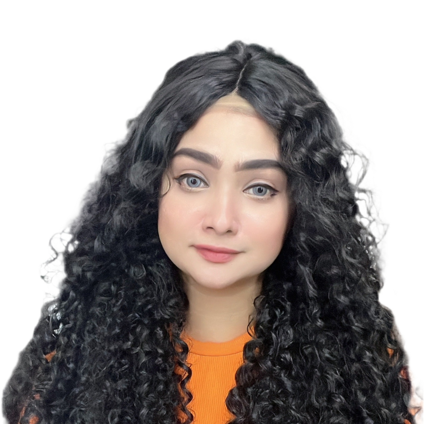Curly Lace Wig for women - crafted from Synthetic Hair