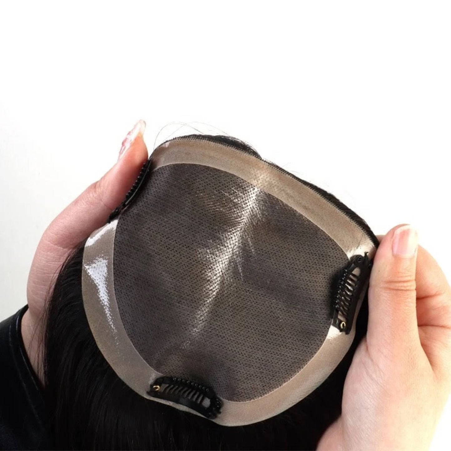 Net Base Human Hair Topper – Add Instant Volume & Natural Fullness