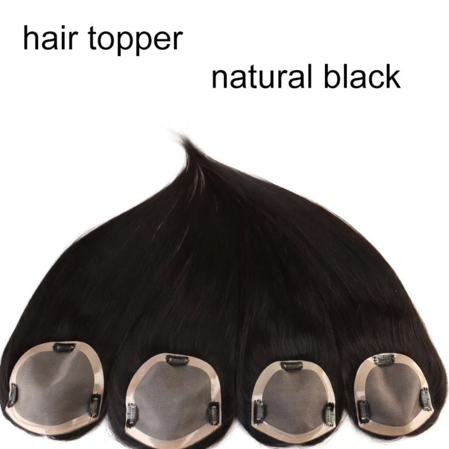 Net Base Human Hair Topper – Add Instant Volume & Natural Fullness