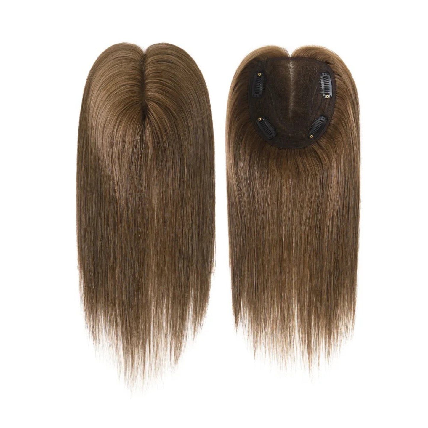 Black Net Hair Topper - Natural, Lightweight Coverage for Thinning Hair