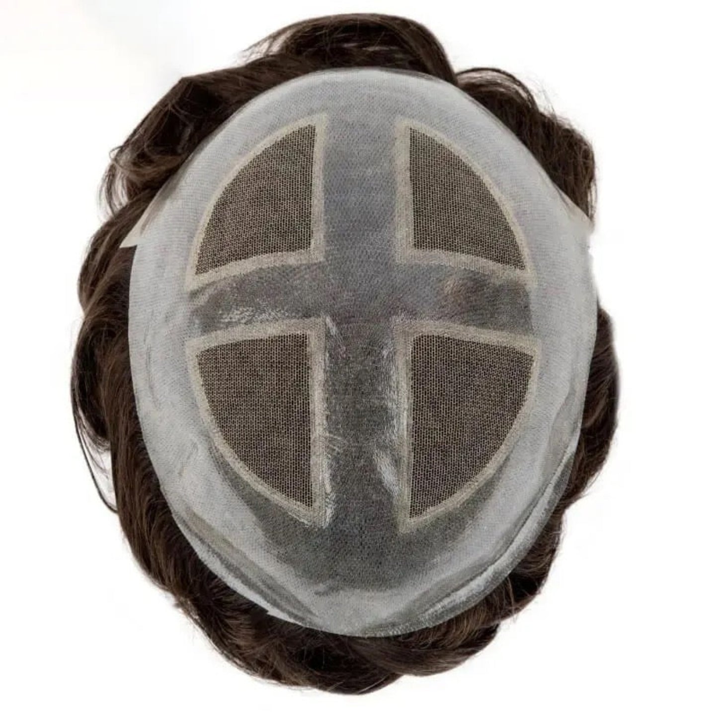 Super Thin Skin 100% Human Hair Toupee for Men