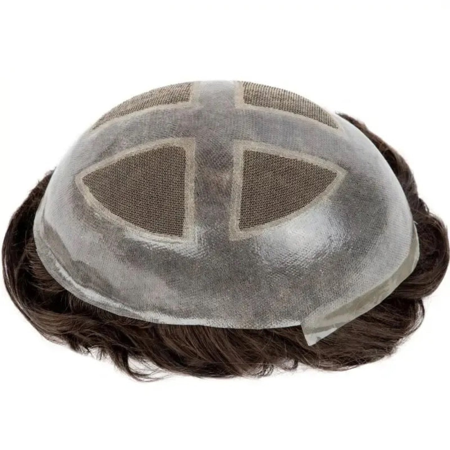 Super Thin Skin 100% Human Hair Toupee for Men