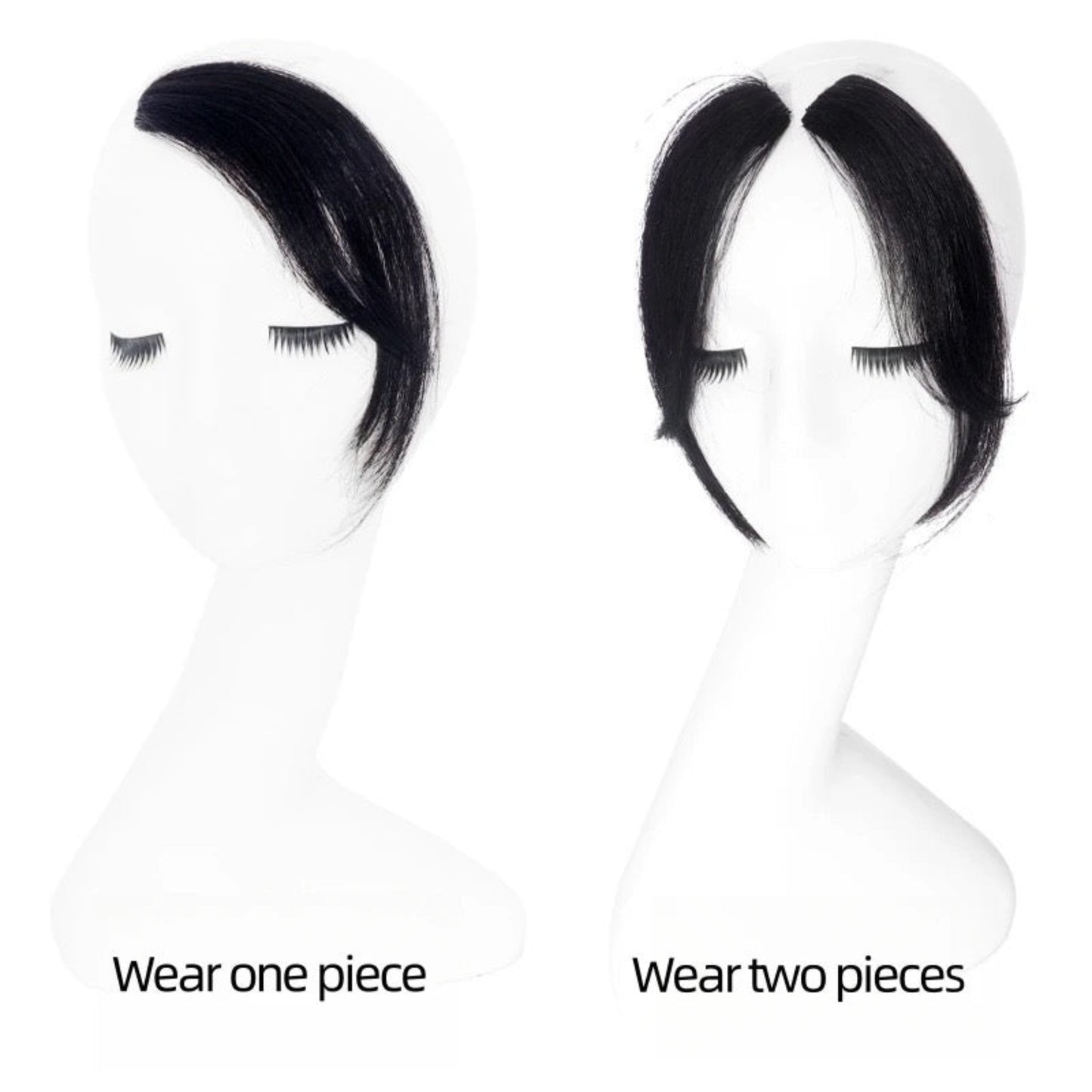 side layer clip-in hair extensions with smooth, layered ends designed to blend seamlessly with natural hair