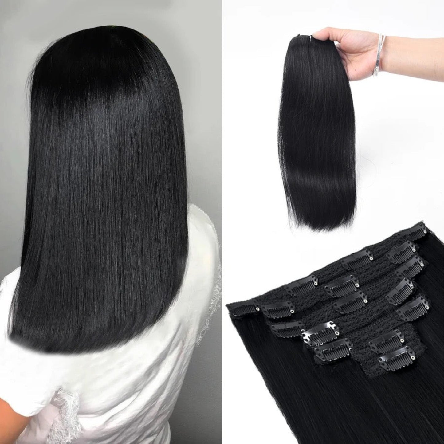16 Clips Extension – Instant Length for Effortless Style