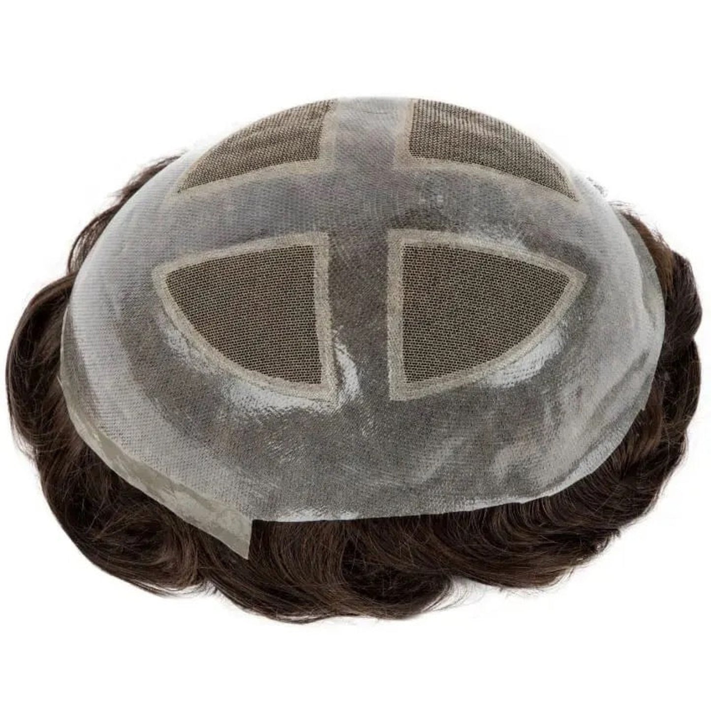 Super Thin Skin 100% Human Hair Toupee for Men
