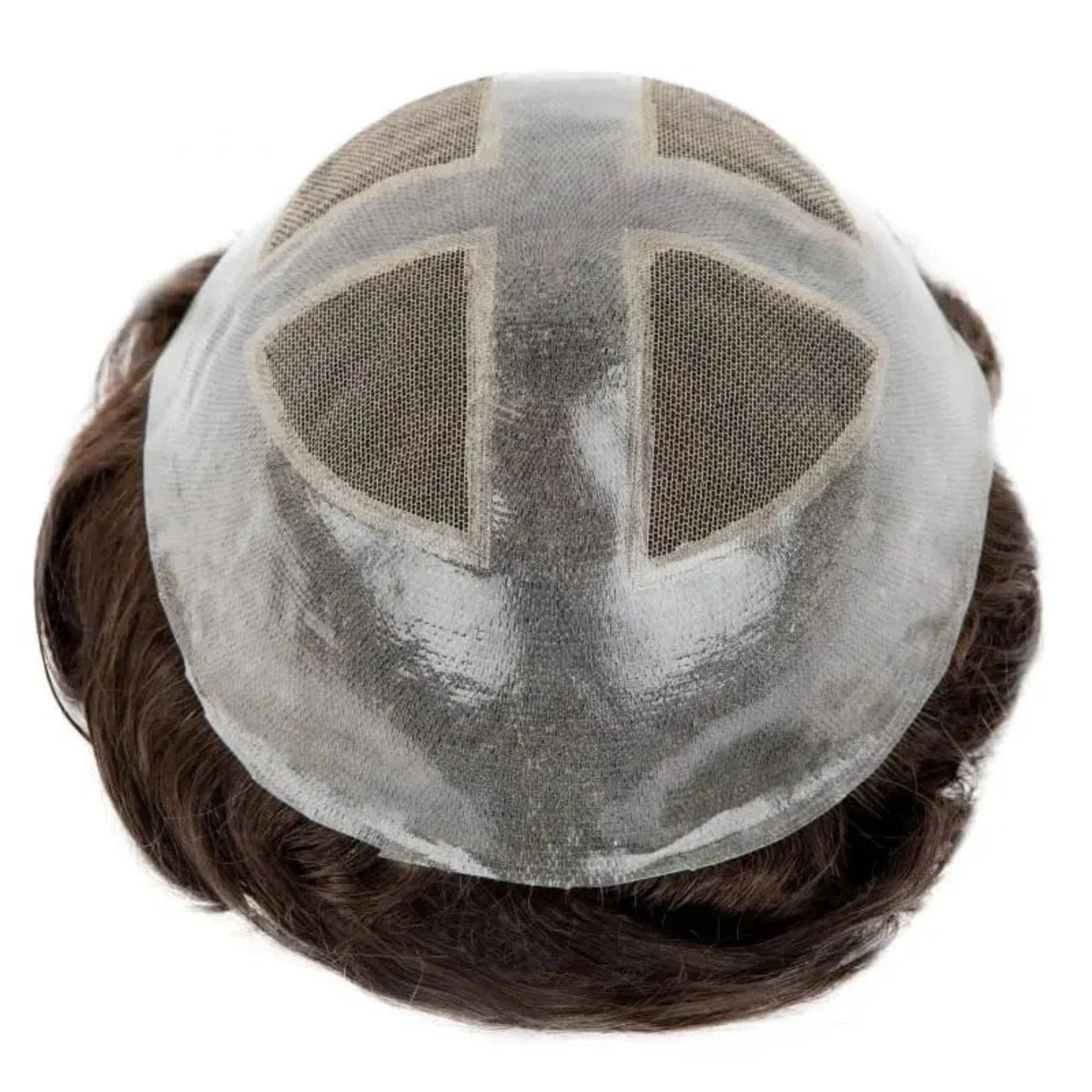 Super Thin Skin 100% Human Hair Toupee for Men