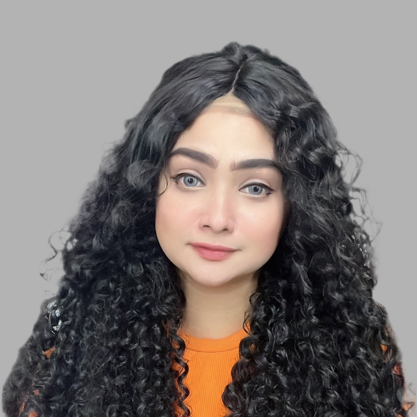 Curly Lace Wig for women - crafted from Synthetic Hair