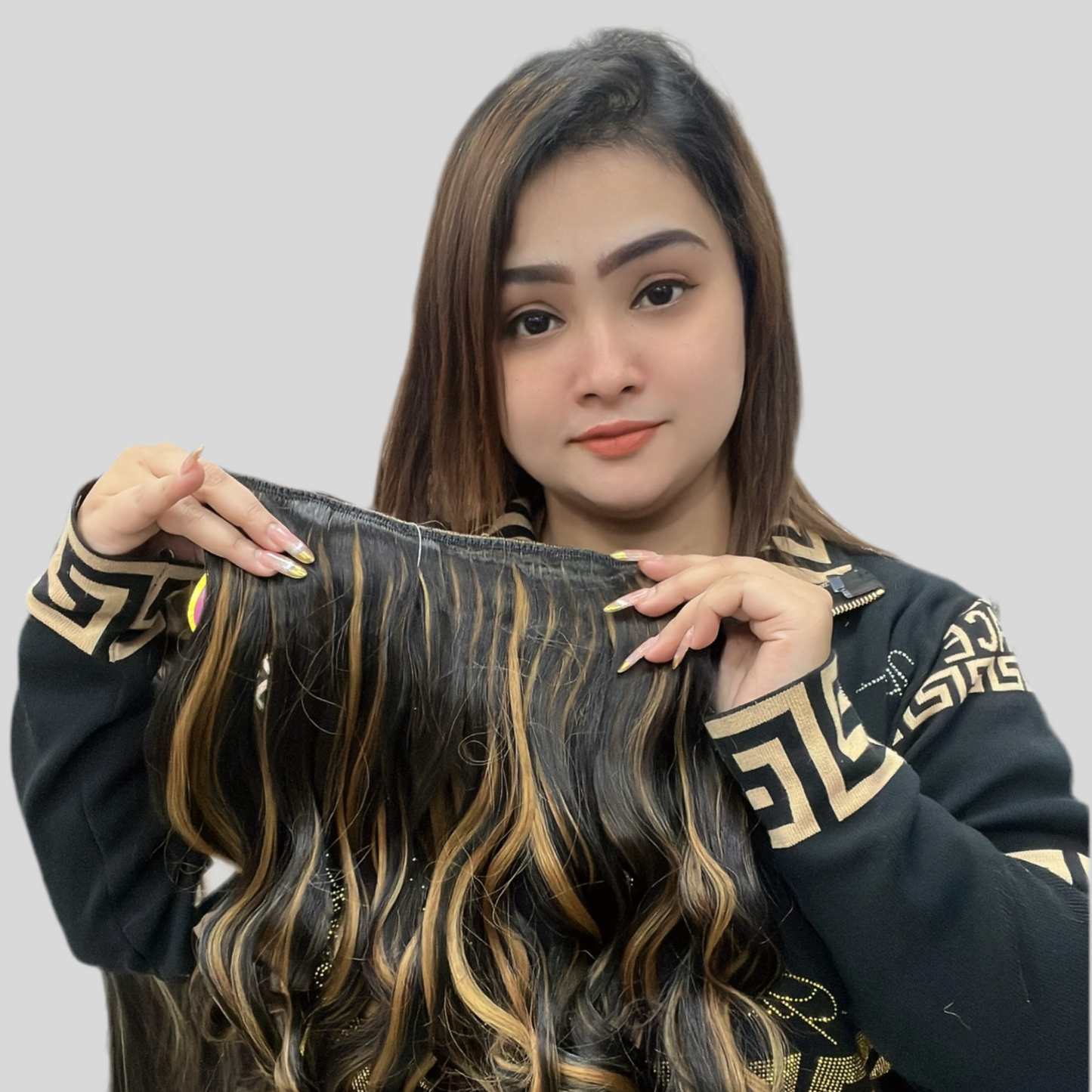 5 Clips Curly Hair Extensions- Effortless Volume & Glamour