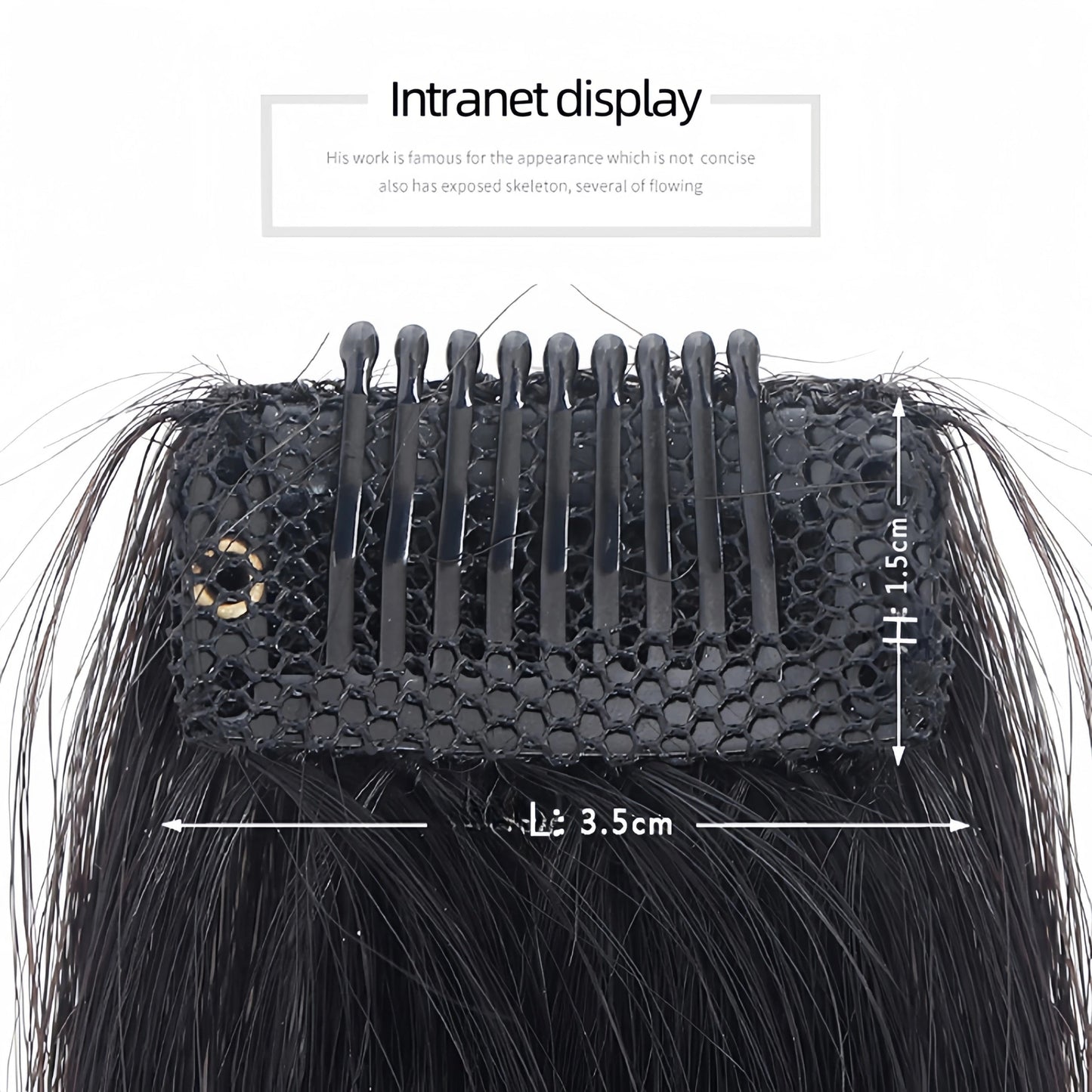 Side layer clip-in hair extensions with smooth, layered ends designed to blend seamlessly with natural hair