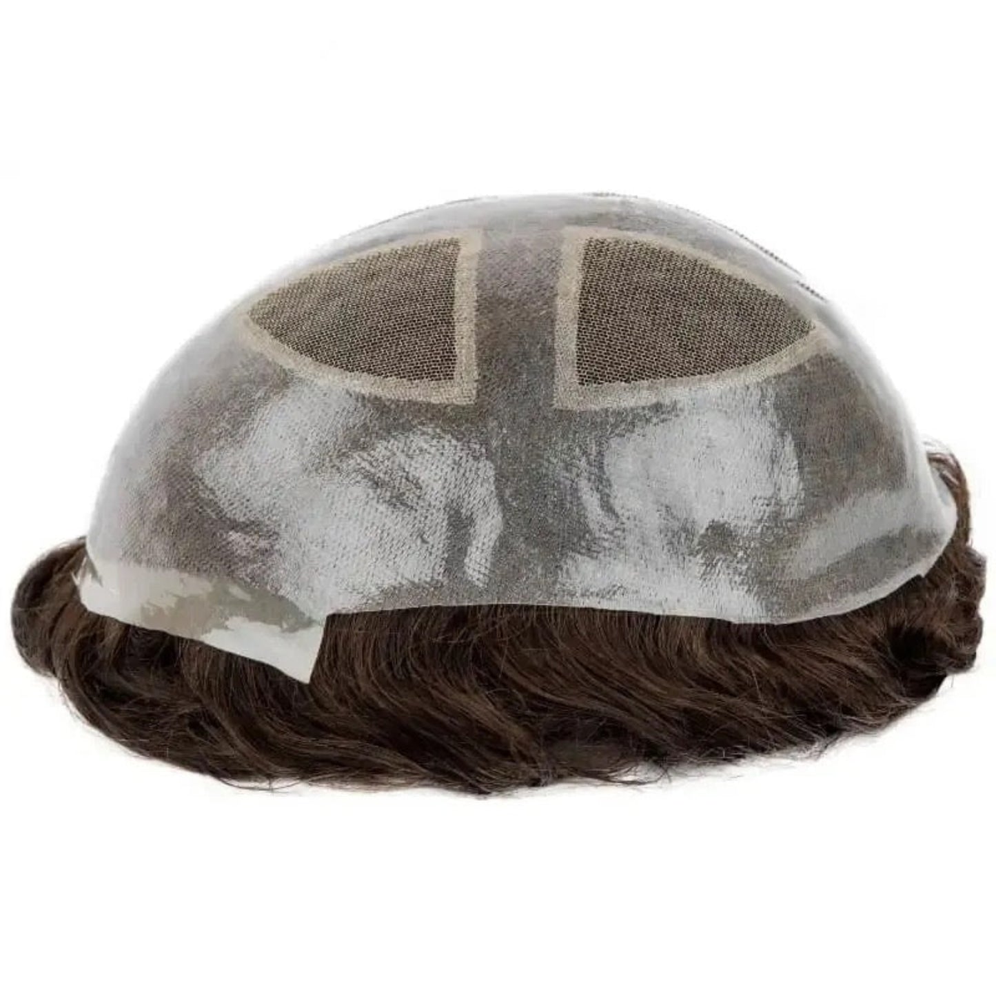 Super Thin Skin 100% Human Hair Toupee for Men