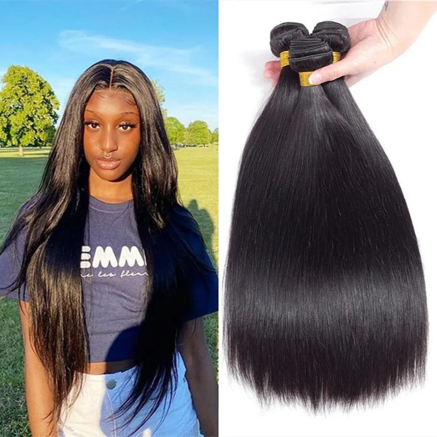 Double Drawn Virgin Hair Extensions – Luxurious, Thick, and Natural