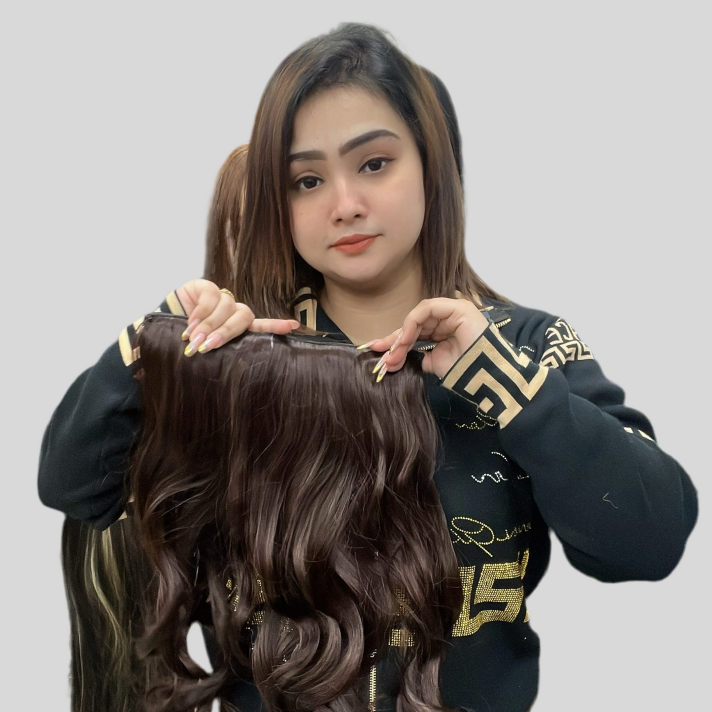 5 Clips Curly Hair Extensions- Effortless Volume & Glamour