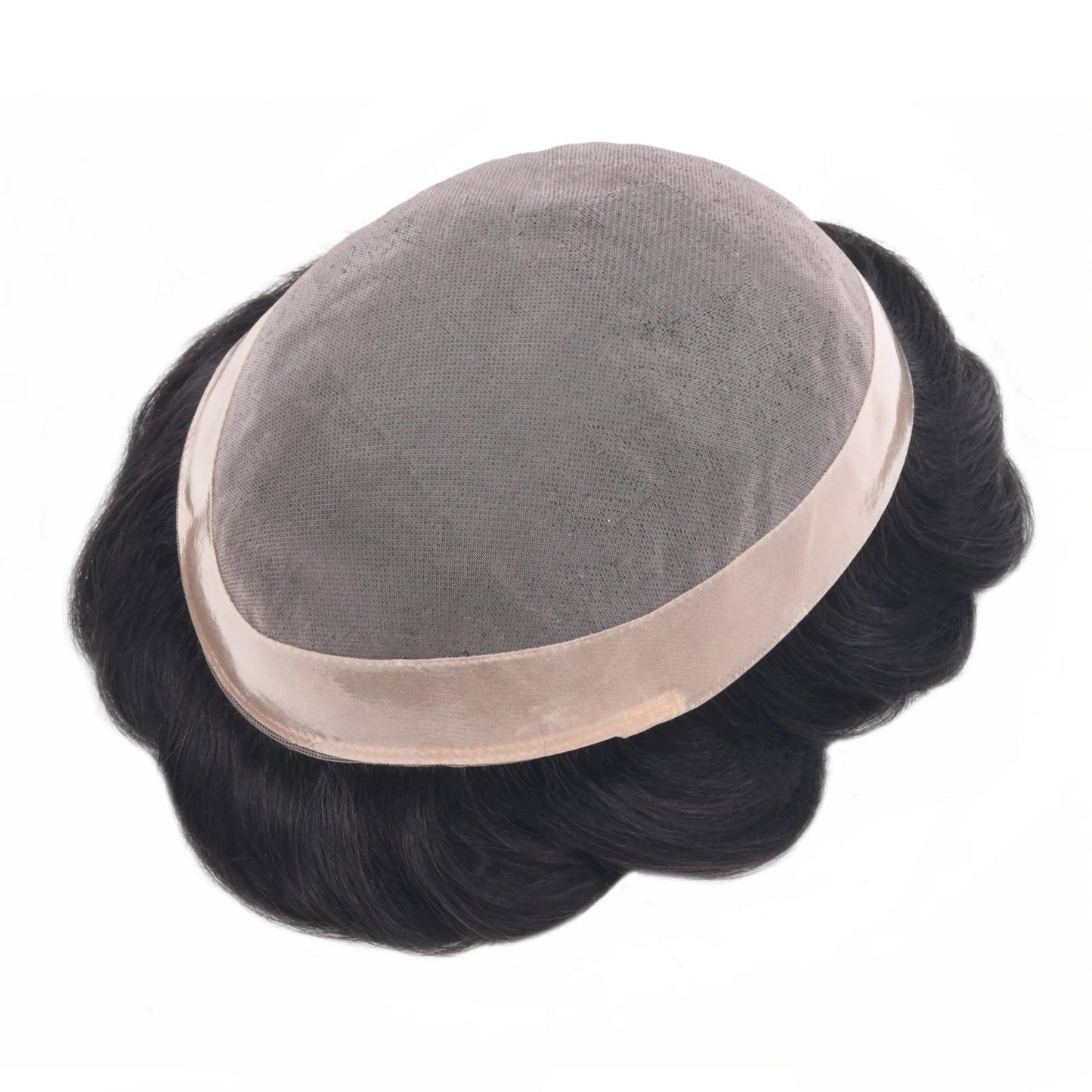 men's Mono Toupee - crafted from 100% human hair
