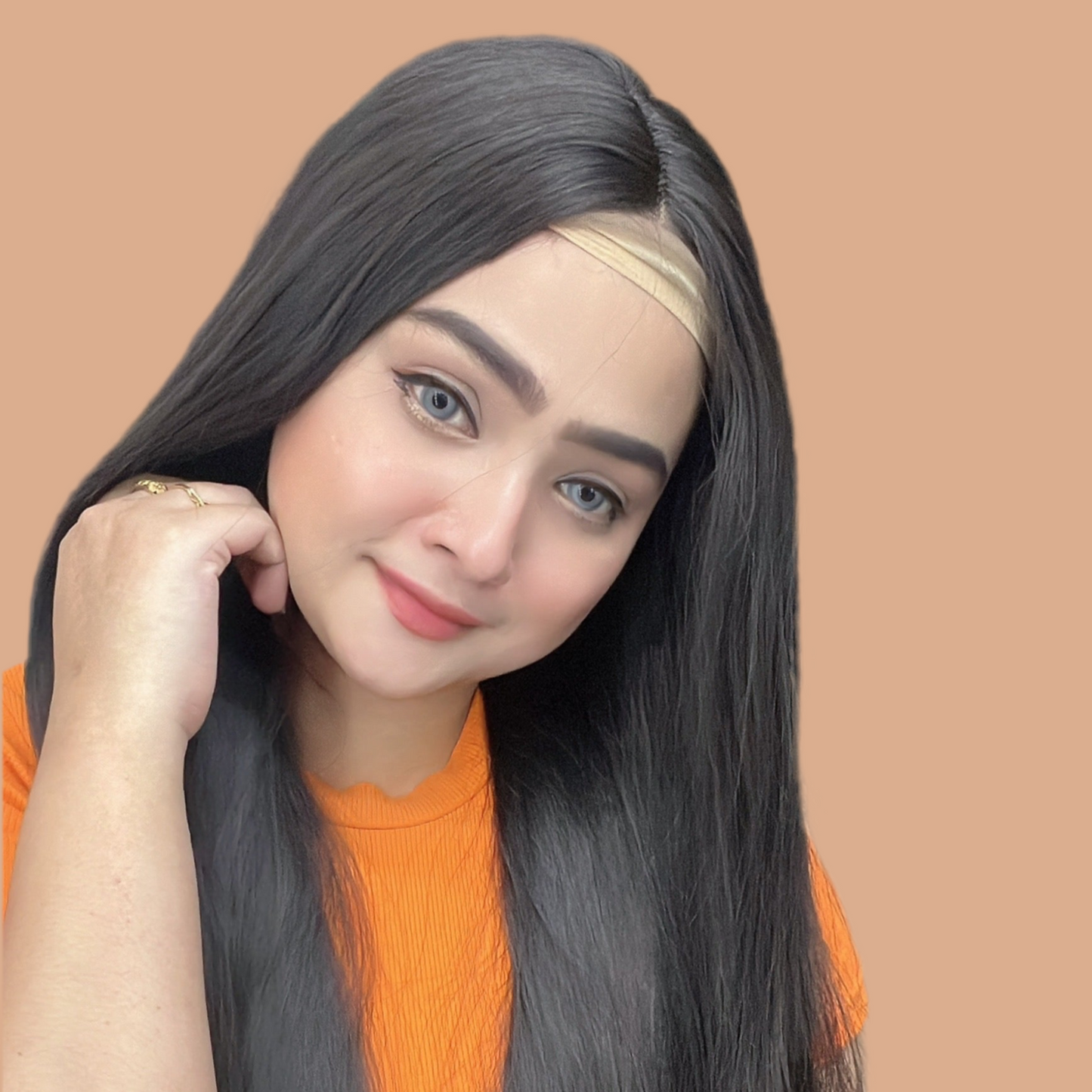 40 inches Long Lace Wig – Heatproof, Washable