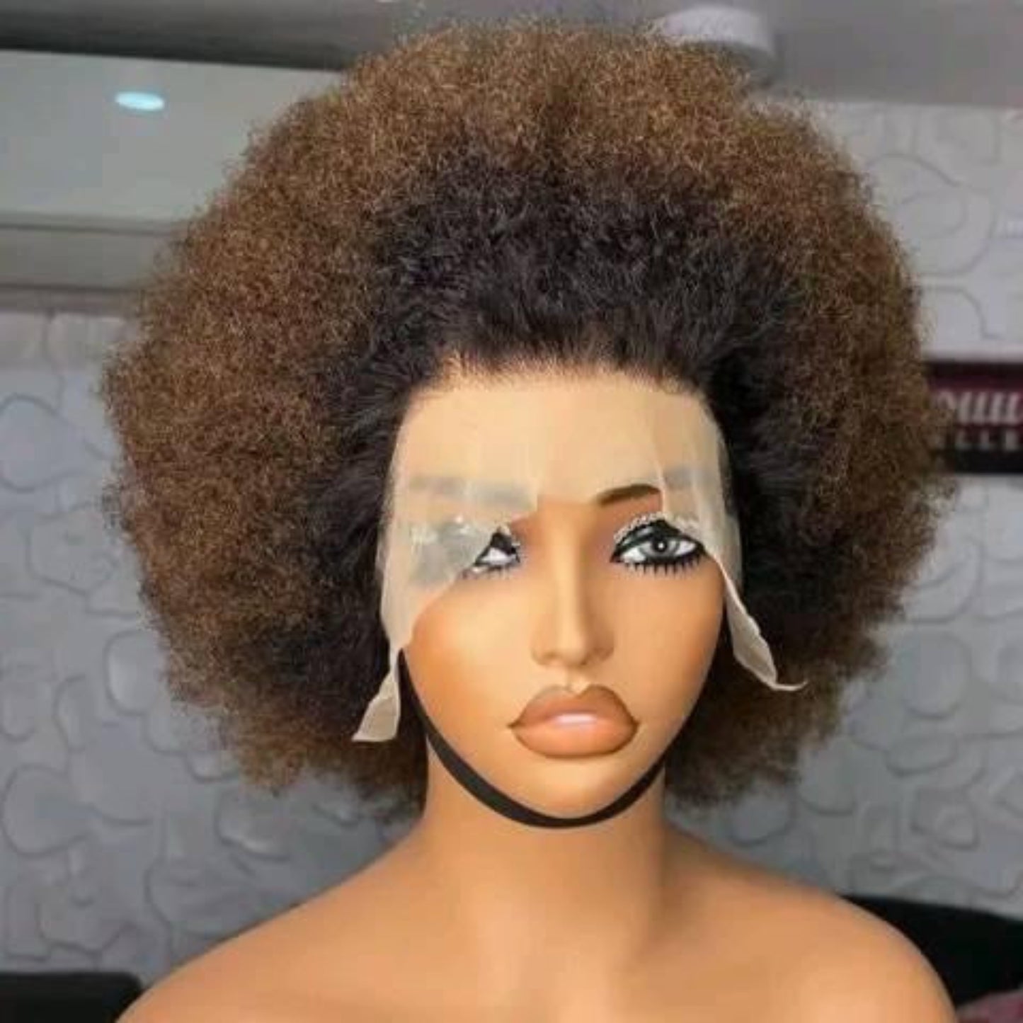 Curly Full HD Lace Wig - 100% Human Hair for Natural, Voluminous Curl