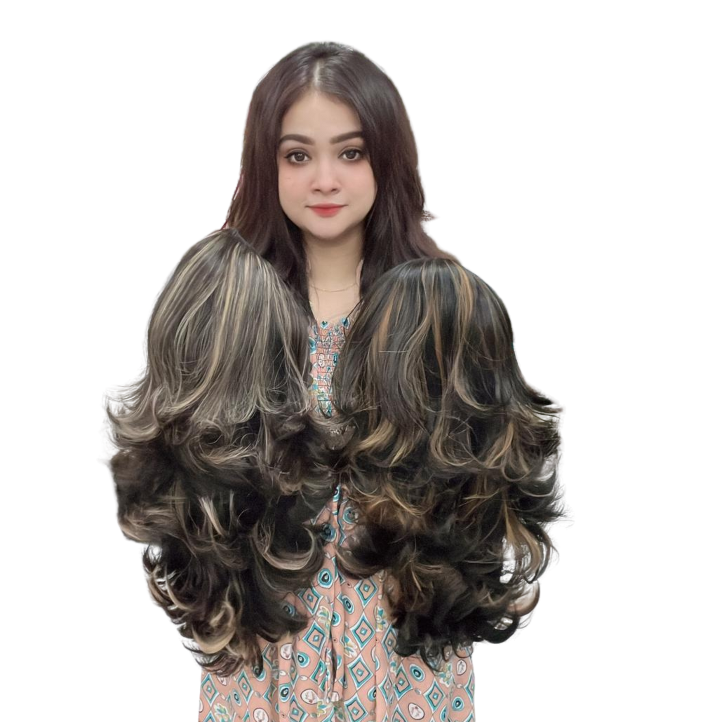 Step Cut Half Wig – Natural Look with Stylish Layers