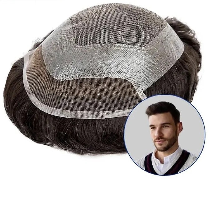 Hollywood toupee Swiss lace