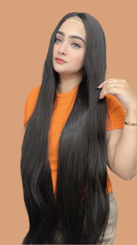 Lace wig 40”long straight