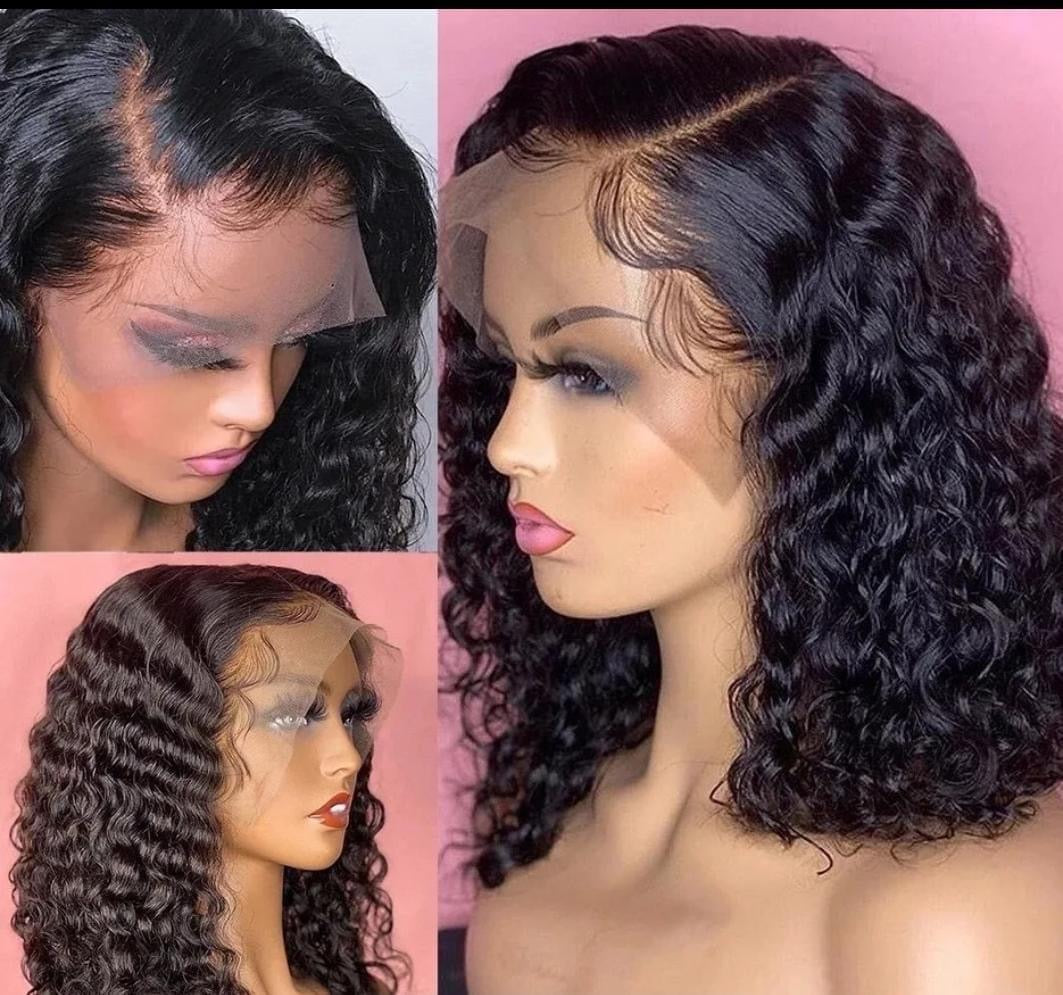 Curly full hd looking lace wig